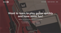Desktop Screenshot of guitarlessoncentral.com